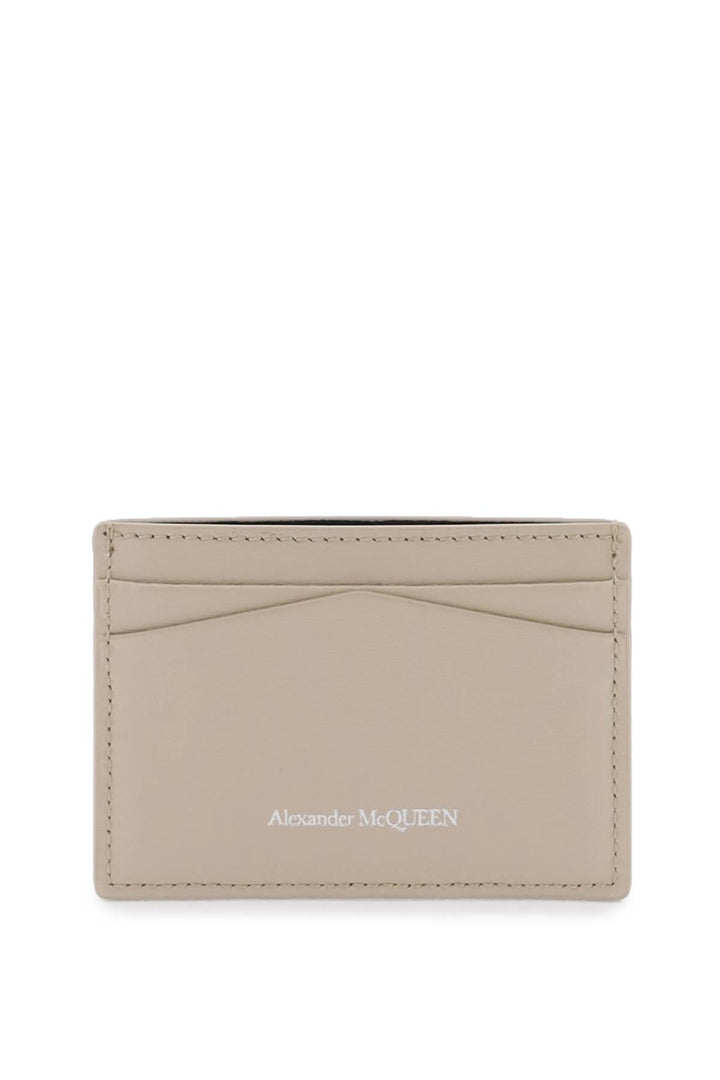 Bags - Alexander Mcqueen Saffiano Leather Skull Card Holder - 241527APC000002 - 2630 - os - Ask Me Wear