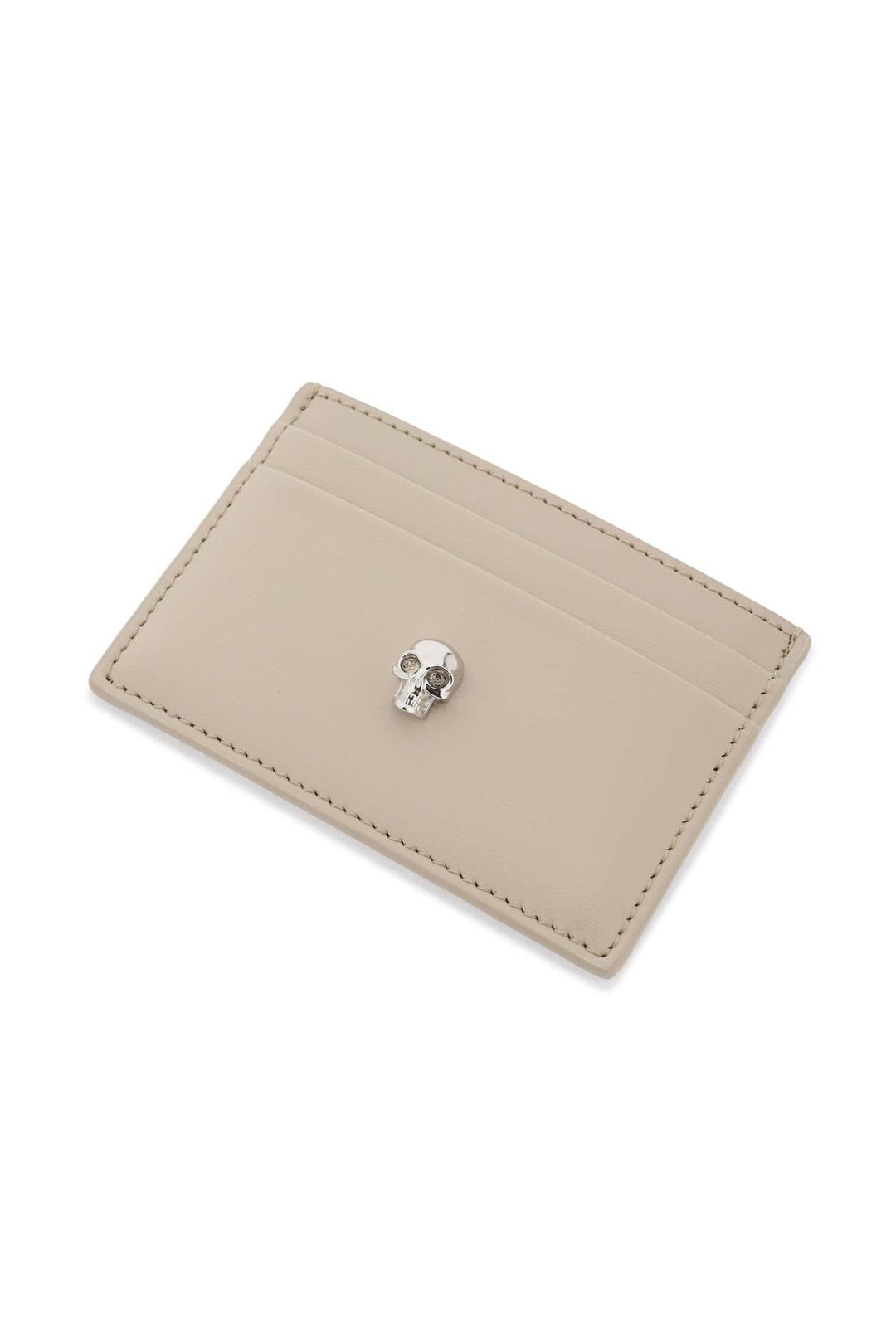 Bags - Alexander Mcqueen Saffiano Leather Skull Card Holder - 241527APC000002 - 2630 - os - Ask Me Wear