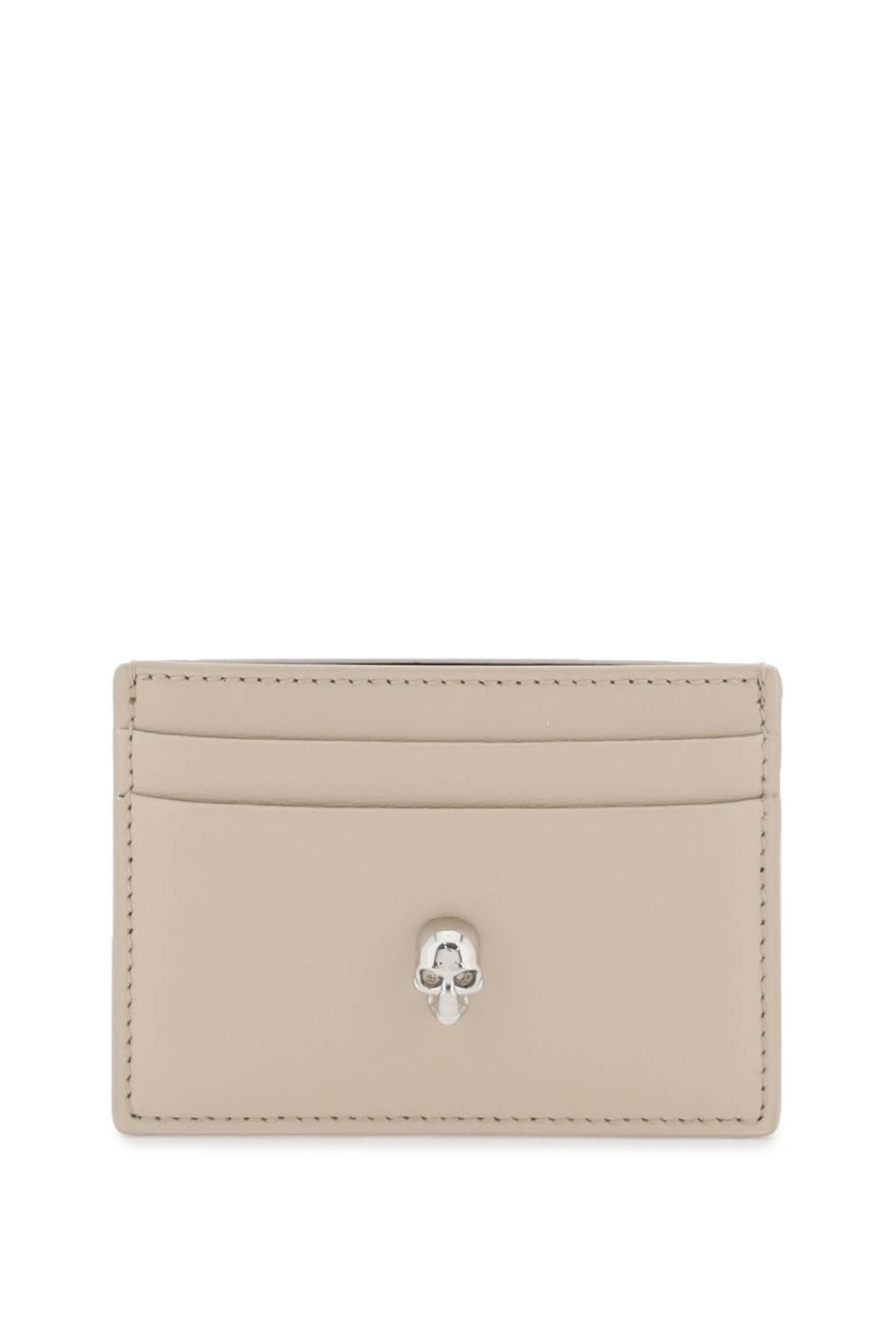 Bags - Alexander Mcqueen Saffiano Leather Skull Card Holder - 241527APC000002 - 2630 - os - Ask Me Wear