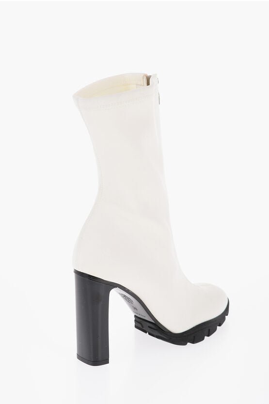 Alexander McQueen - Other - Alexander McQueen Shiny Heel Full Zip Sock Booties 11cm - 8102767595 - Ask Me Wear