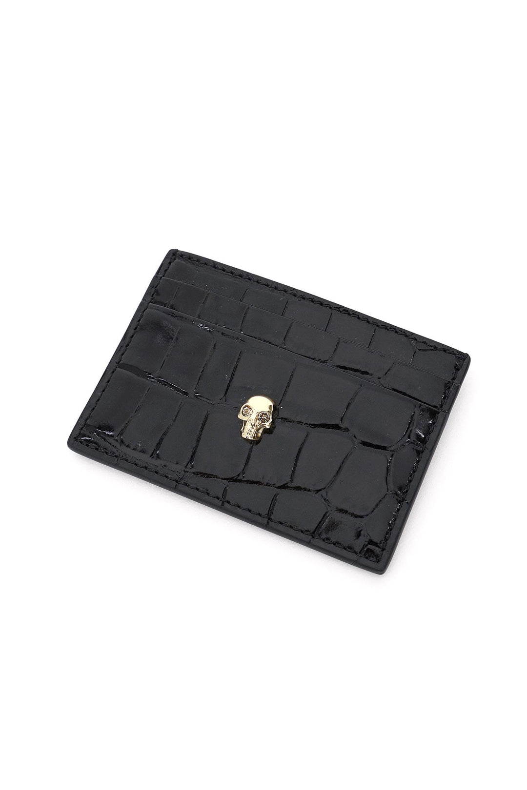 Bags - Alexander Mcqueen Skull Card Holder - 232527APC000003 - 1050B - os - Ask Me Wear