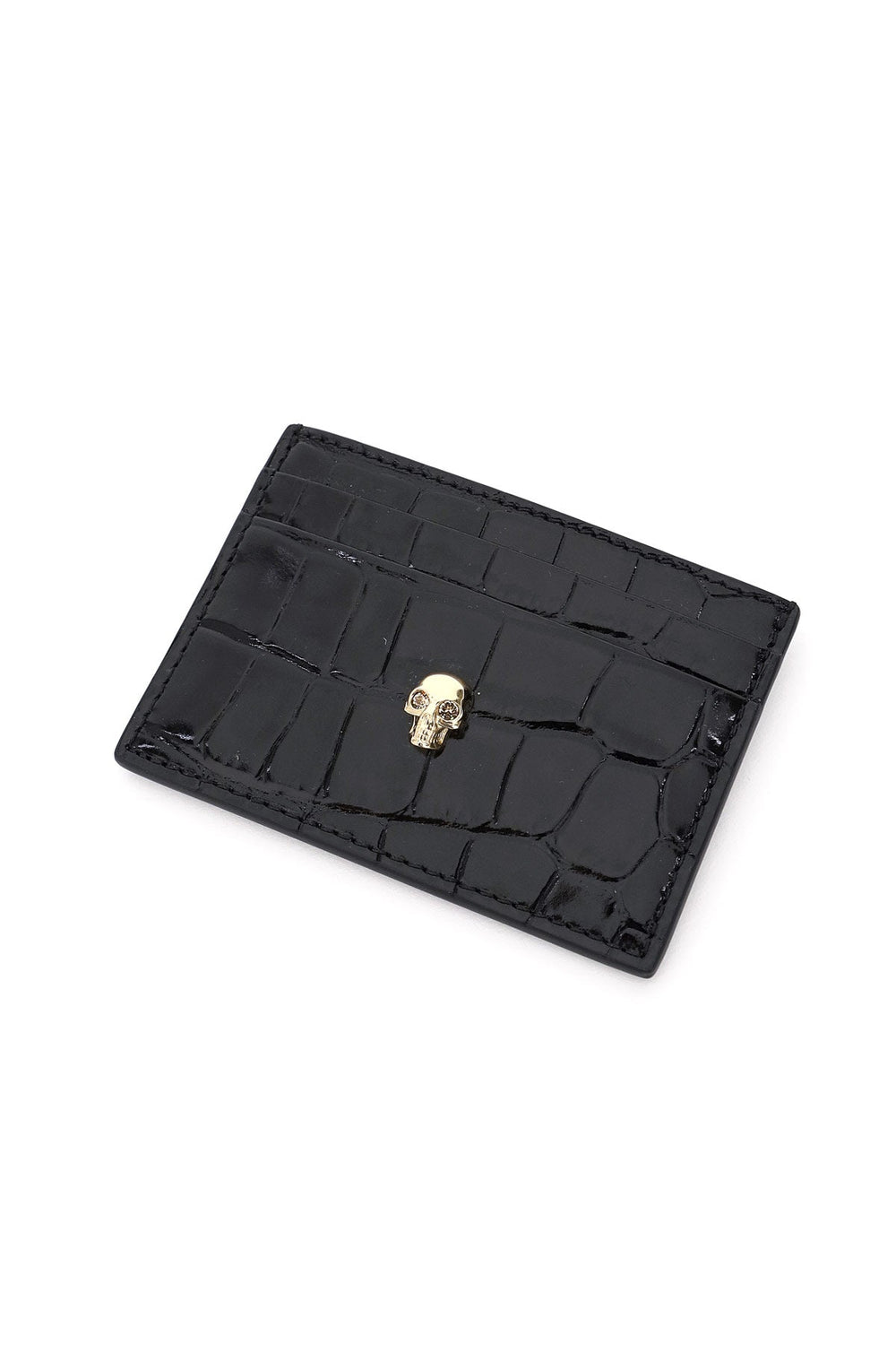 Bags - Alexander Mcqueen Skull Card Holder - 241527APC000003 - 1050B - os - Ask Me Wear