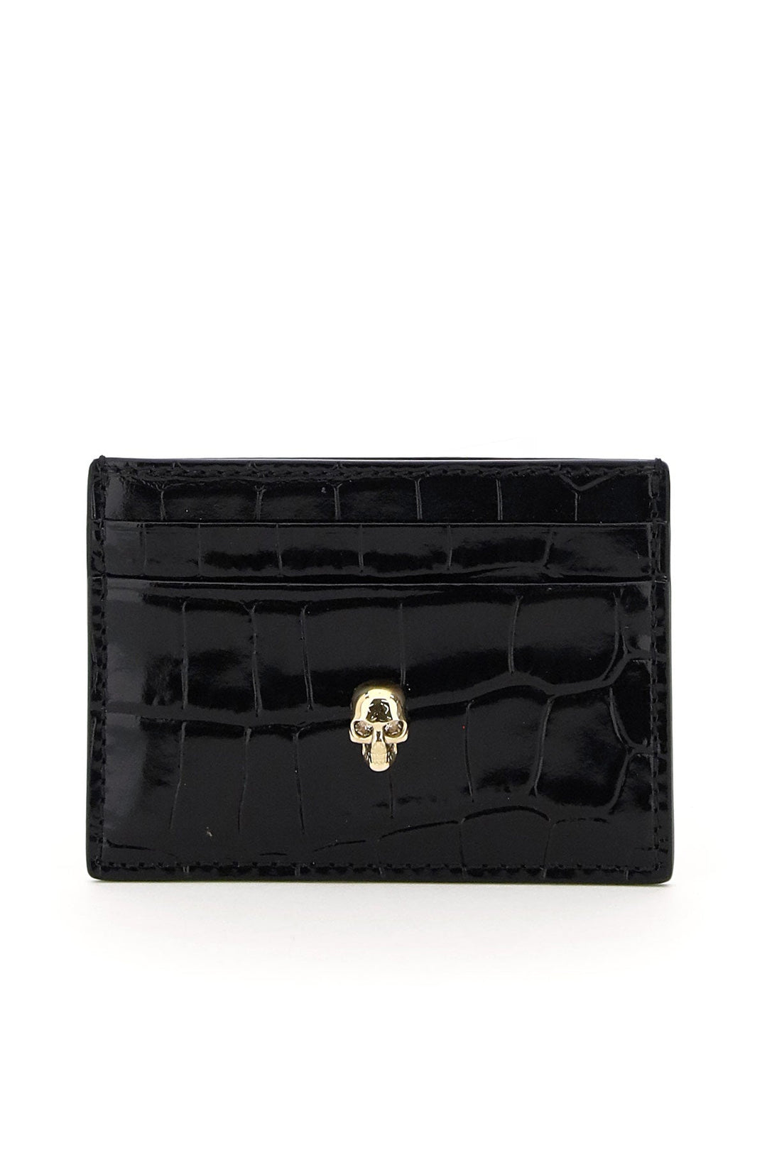 Bags - Alexander Mcqueen Skull Card Holder - 241527APC000003 - 1050B - os - Ask Me Wear