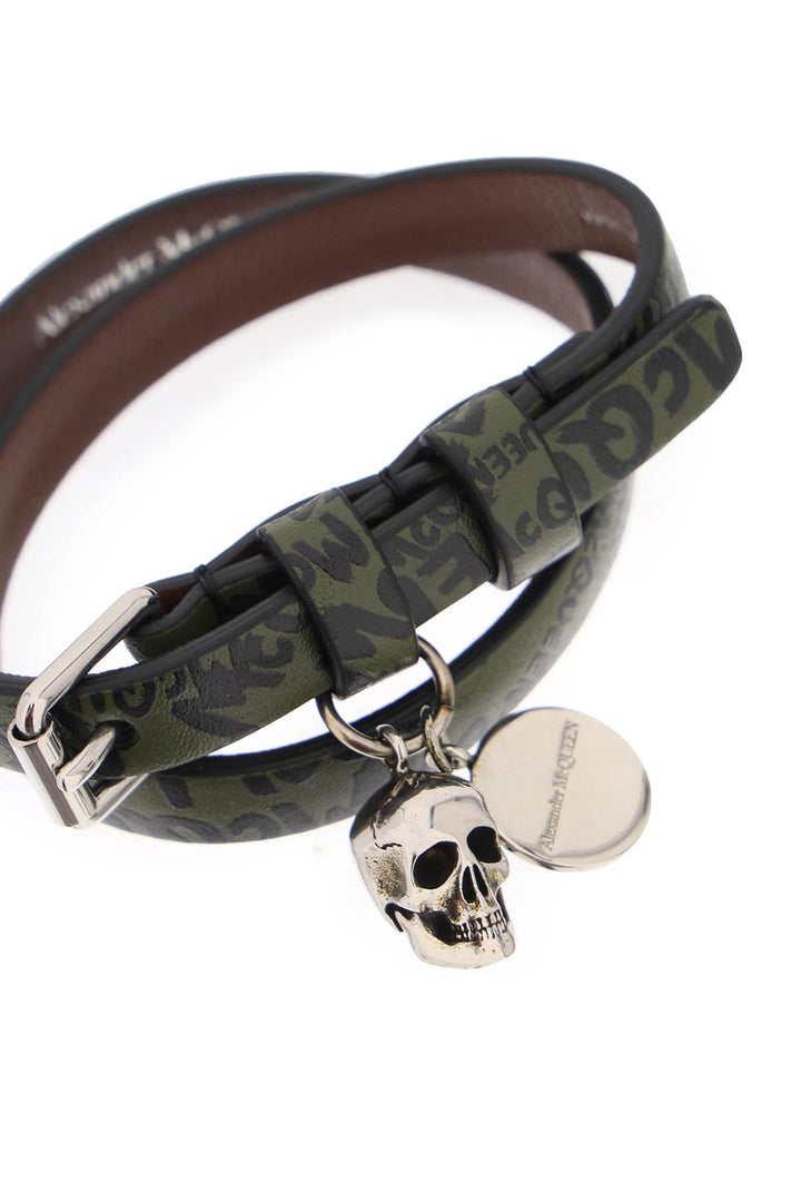 Other - Alexander Mcqueen Skull Double Wrap Bracelet - 241527FBG000001 - 1135 - os - Ask Me Wear