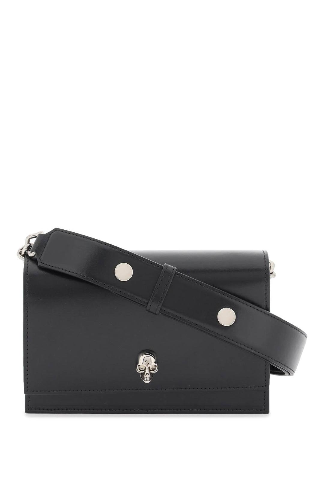 Bags - Alexander Mcqueen Small Leather Skull Bag - 232527ABS000006 - 1000 - os - Ask Me Wear