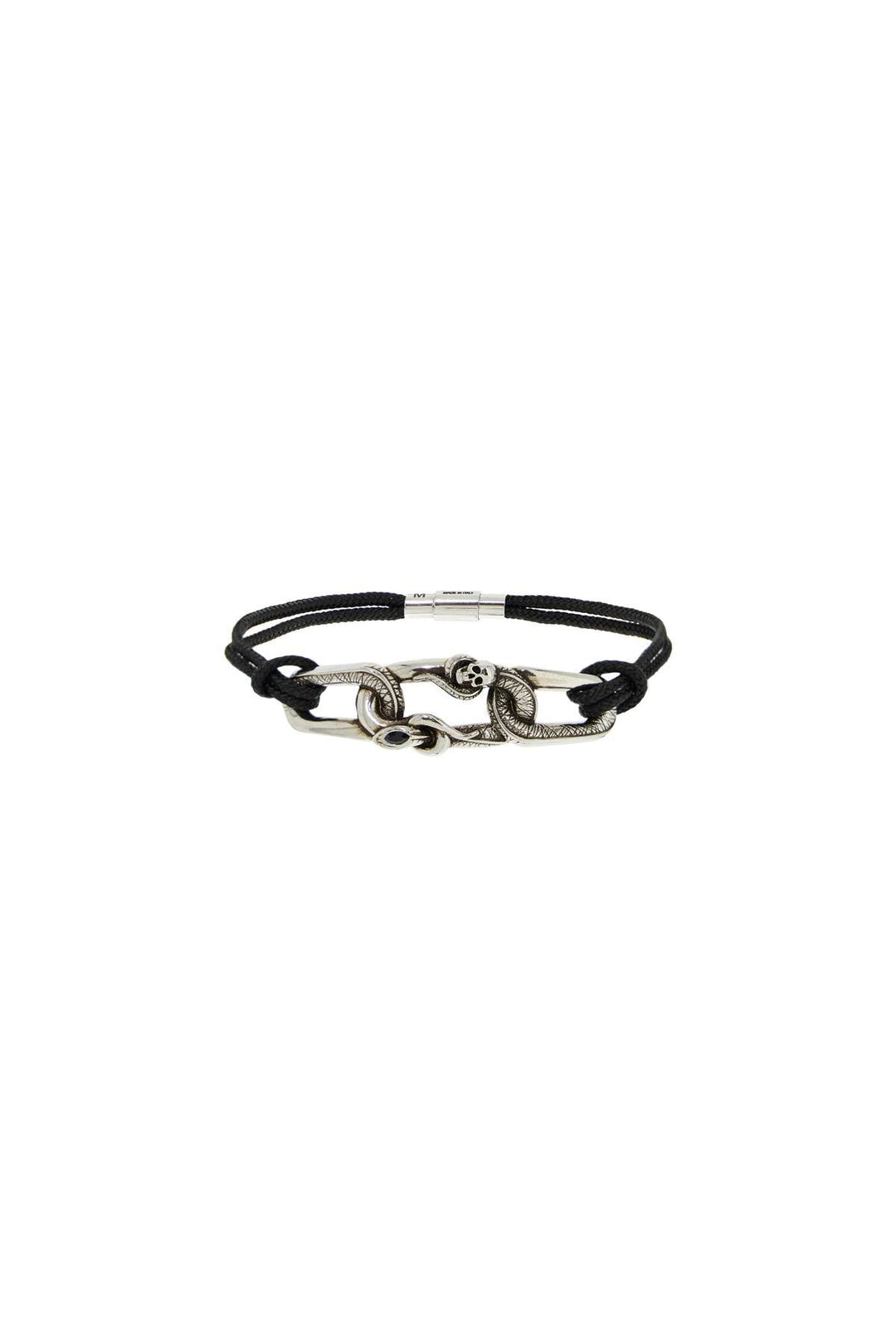 Bracelets - Alexander Mcqueen "snake And Skull Bracelet With Intricate - 242527FBG000001 - 1011J - m - Ask Me Wear