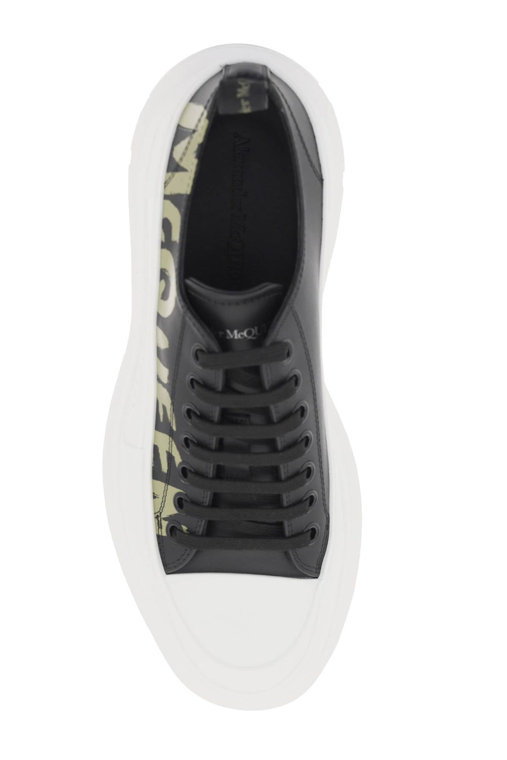 Shoes - Alexander Mcqueen Tread Slick Sneakers With Graffiti Logo - 241527LCX000001 - 1680 - 40 - Ask Me Wear