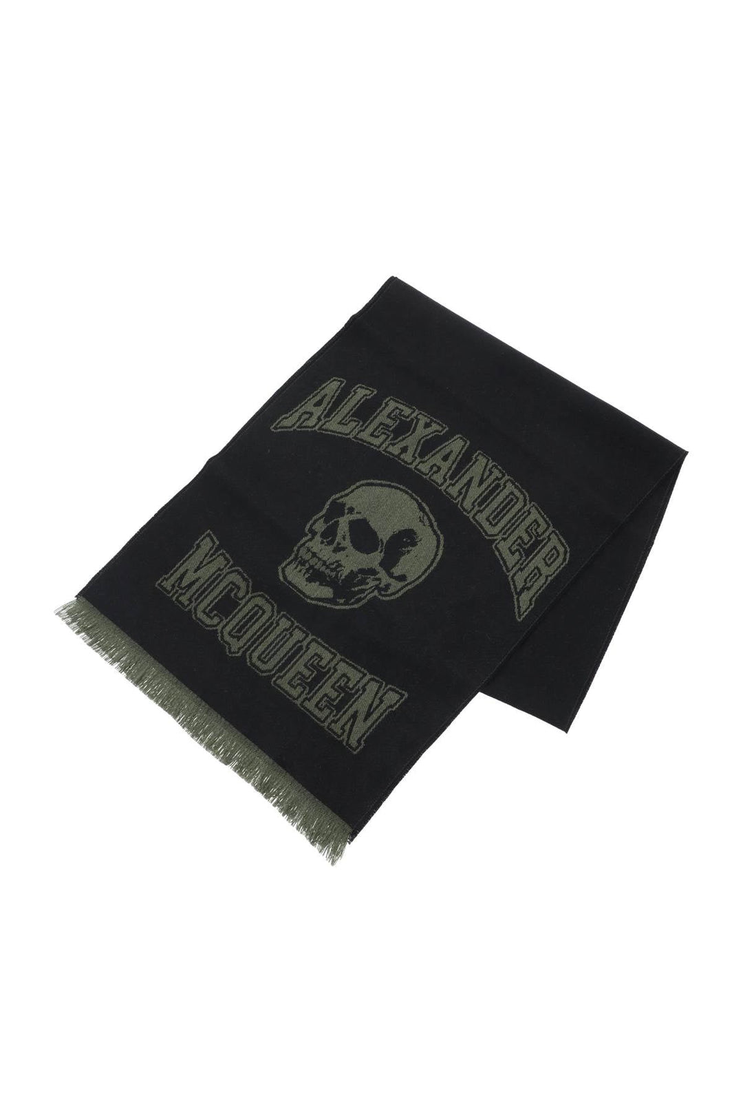 Other - Alexander Mcqueen Varsity Logo Wool Scarf - 241527FSC000001 - 1066K - os - Ask Me Wear