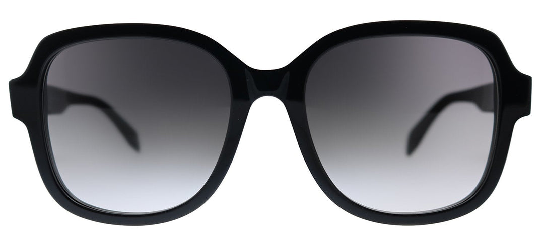 Alexander McQueenSunglasses - Alexander McQueen AM 300S 001 Square Acetate Black Sunglasses with Grey Gradient Lens - AM_300S_001 - Ask Me Wear
