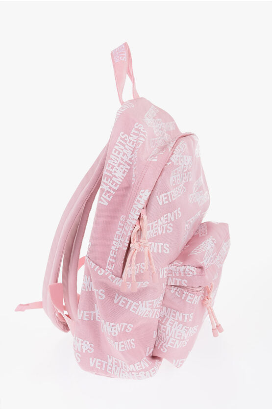 Vetements All-Over Logo Printed Nylon Backpack