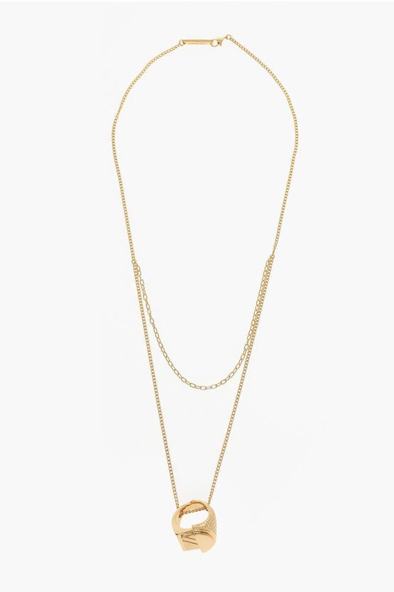 Necklace - Ambush Gold - Tone Silver Necklace with Ring Pendant Unica One size - 8054133054043 - Ask Me Wear