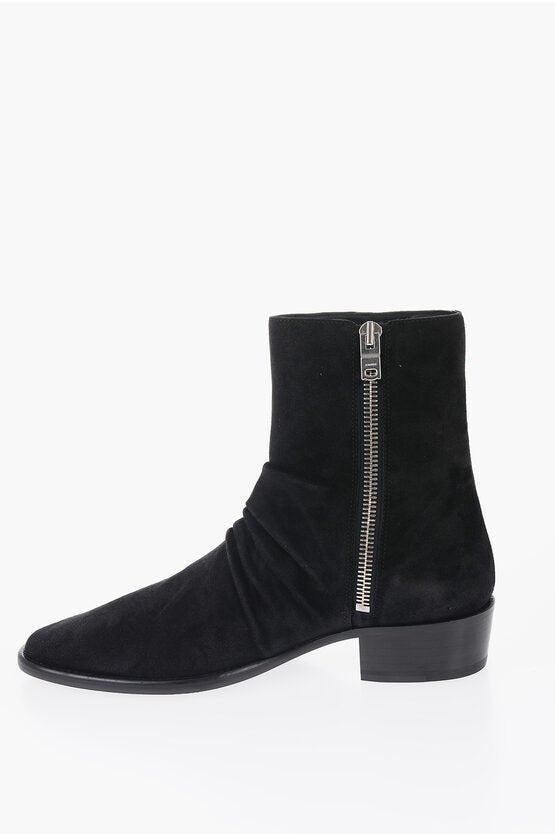 Shoes - Amiri Suede Leather STACK Boots - 191846188196 - Ask Me Wear