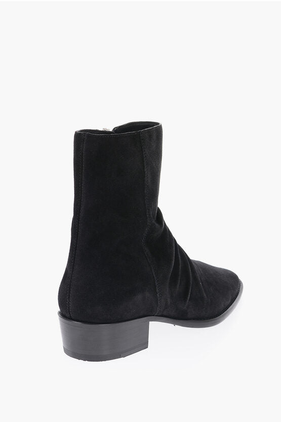 Shoes - Amiri Suede Leather STACK Boots - 191846188196 - Ask Me Wear