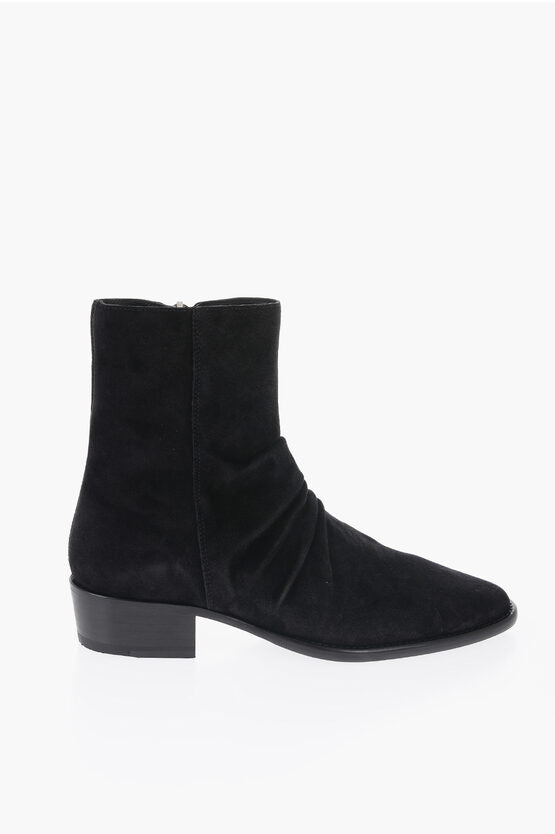 Shoes - Amiri Suede Leather STACK Boots - 191846188196 - Ask Me Wear