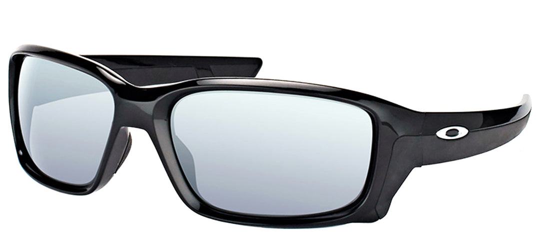 Oakley StraightLink OO 9331 933101 Sport Plastic Black Sunglasses with Black Iridium Lens