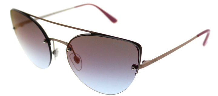 Vogue VO 4074S 5075H7 Cat-Eye Metal Gold Sunglasses with Pink Gradient Mirror Lens