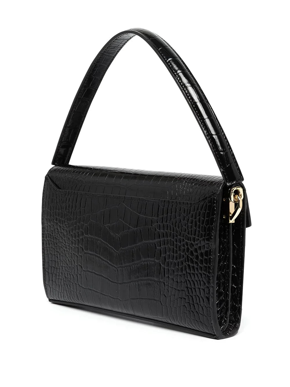 Bags - ANINE BING WOMEN Colette Crocodile - effect Shoulder Bag Black - A130119009_O/S - Ask Me Wear