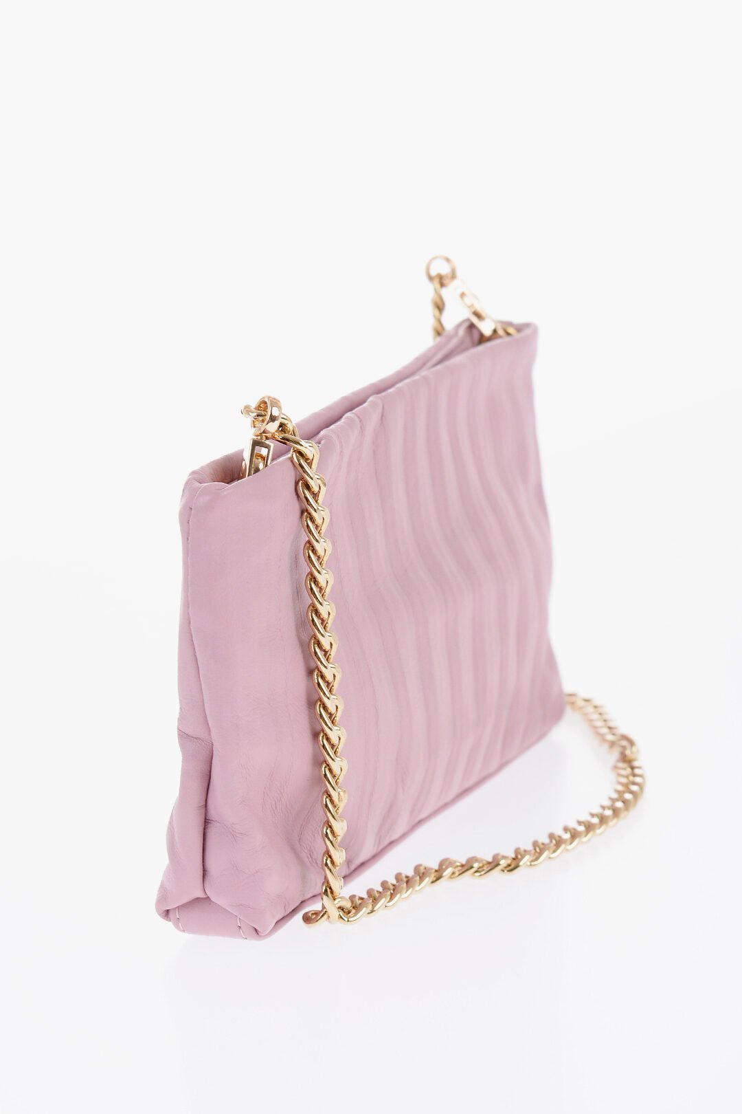 Other - Anita Bilardi Leather Clutch With Shoulder Chain - 9000000009332 - Ask Me Wear