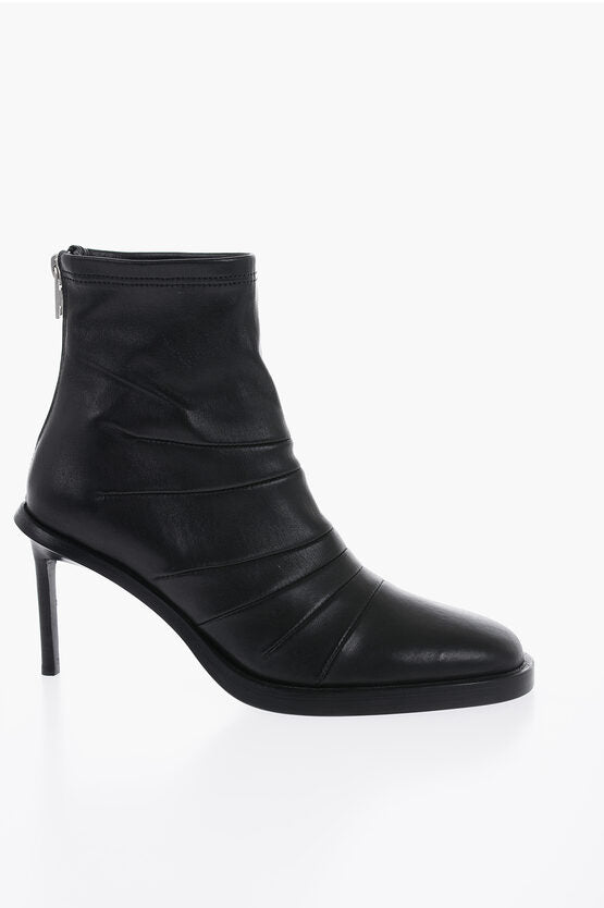 Shoes - Ann Demeulemeester Leather HEDY Sock Boots with Embroderies 8cm 36.5 Shoes EU - 000635511722 - Ask Me Wear