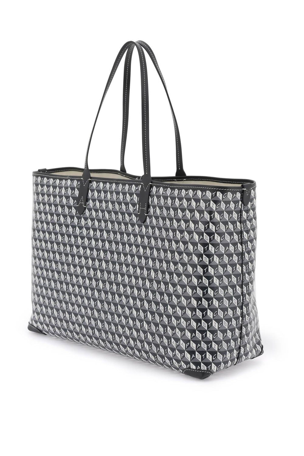 Bags - Anya Hindmarch I Am A Plastic Bag Motif Tote Bag - 241650ABS000005 - CHARC - os - Ask Me Wear