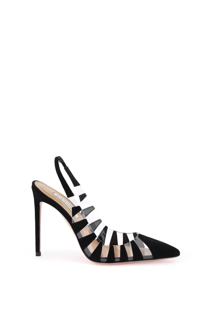 Shoes - Aquazzura Hot Rumor Sling 105 Pumps - 241728NSD000007 - 000 - 36 - Ask Me Wear