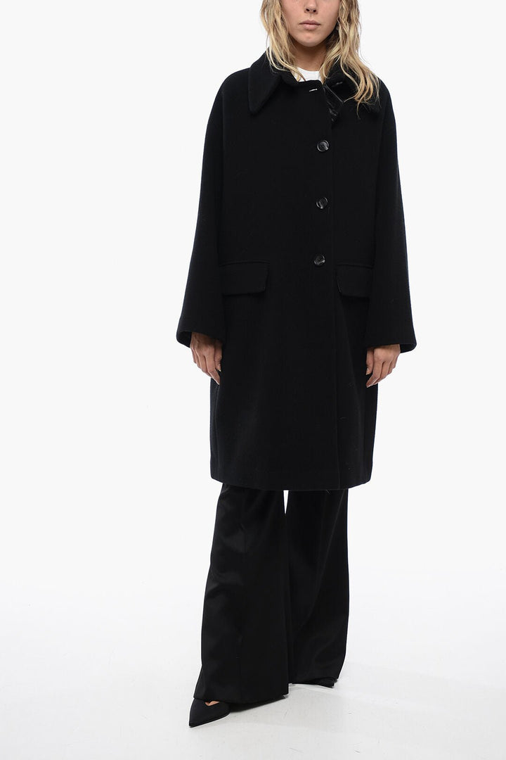 Other - Armani EMPORIO Wool Dropped - Sholuder Coat with Flared Fit - 8057970331155 - Ask Me Wear