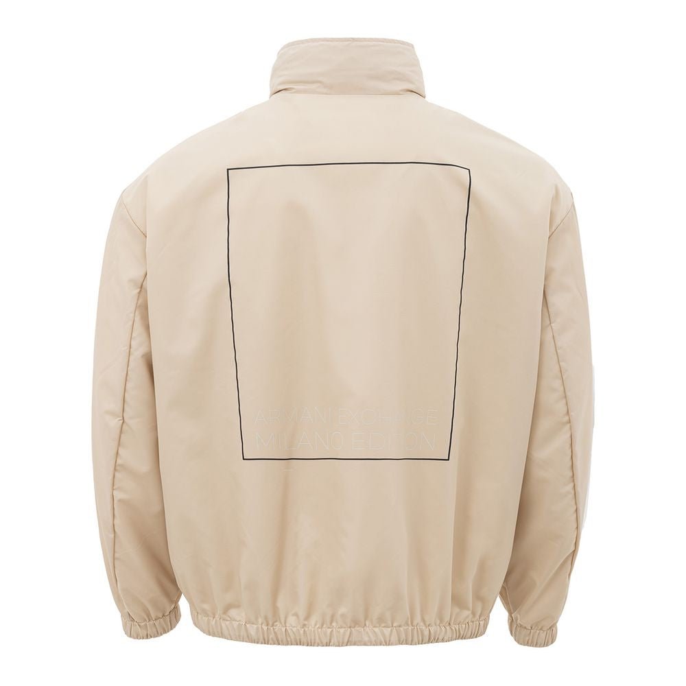  - Armani Exchange Beige Polyamide Jacket for the Modern Man - AREX - 3879672 - M - Ask Me Wear