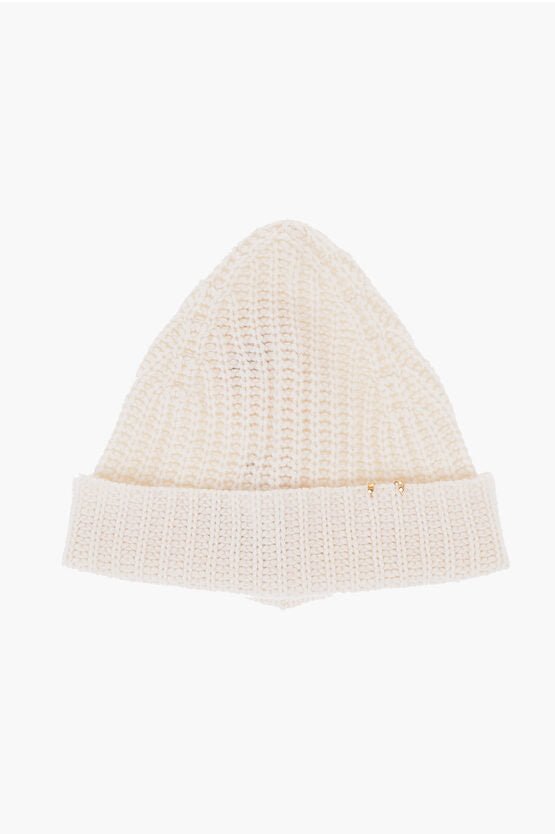 Accessories - Hats - Art Essay Cashmere BIBI Beanie with Golden Details - 8053847780644 - Ask Me Wear