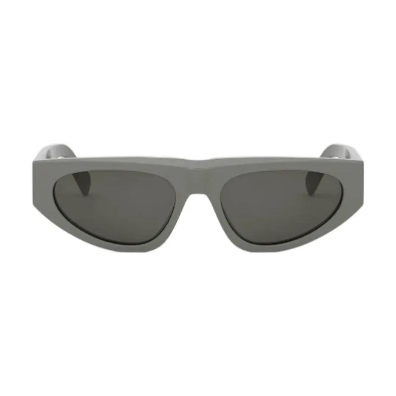 Celine Sample Sale | Celine Sunglasses Geometric Full Rim, Green Frame And Smoke Lens Cl40315U93A - Sunglasses | Designer outlet