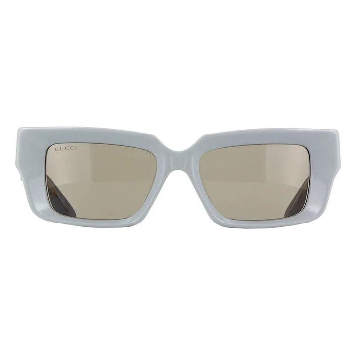 Gucci Sunglasses Square Full Rim, Grey Frame And Brown Lens Gg1529S004