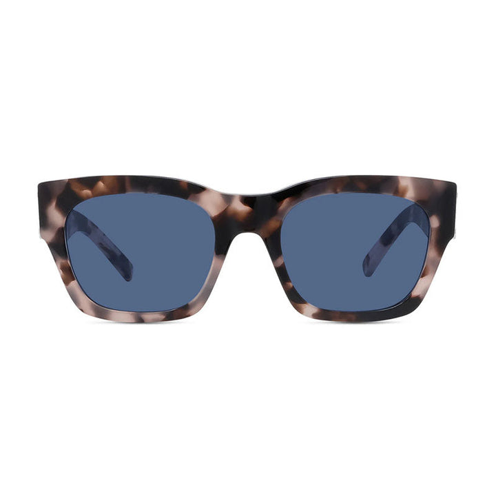 Givenchy Sunglasses Square Full Rim, Coloured Havana Frame and Blue Lens GV40072I55V