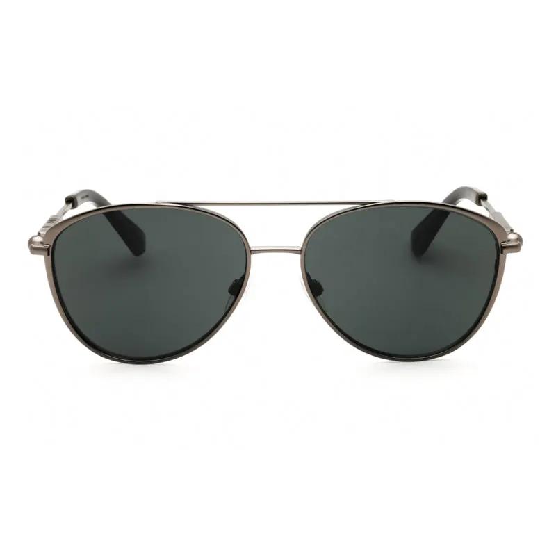 Burberry Sunglasses Aviator Full Rim, Grigio Frame And Dark Grey Lens