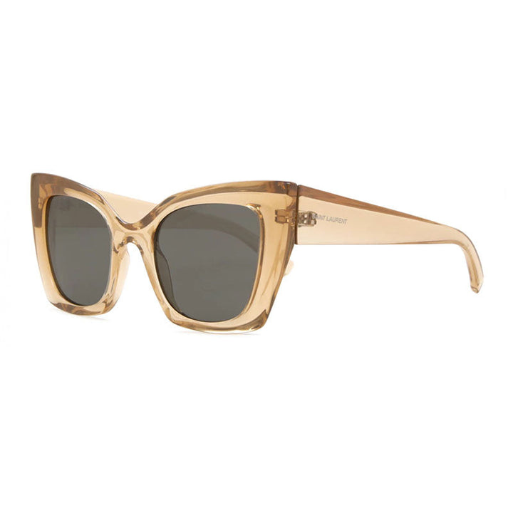 Saint Laurent Sunglasses Cat Eye Full Rim, Nude Frame and Grey Lens SL552006