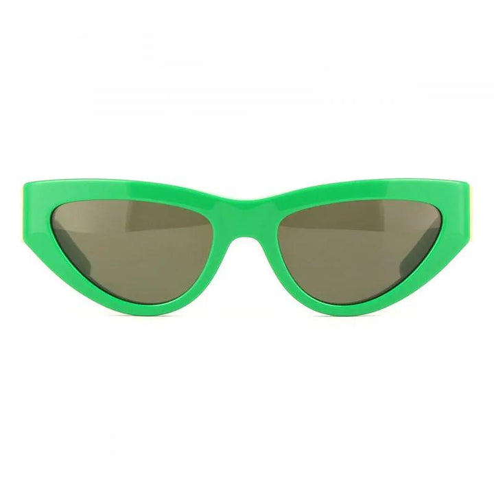 Bottega Veneta Sample Sale | Bottega Veneta Sunglasses Cat Eye Full Rim, Green Frame And Green Lens Bv1176S003 - Sunglasses | Designer outlet