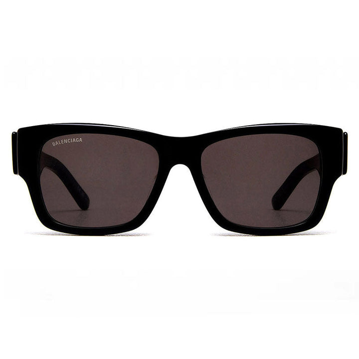 Balenciaga Sunglasses Square Full Rim, Black Frame and Grey Lens BB0262SA001