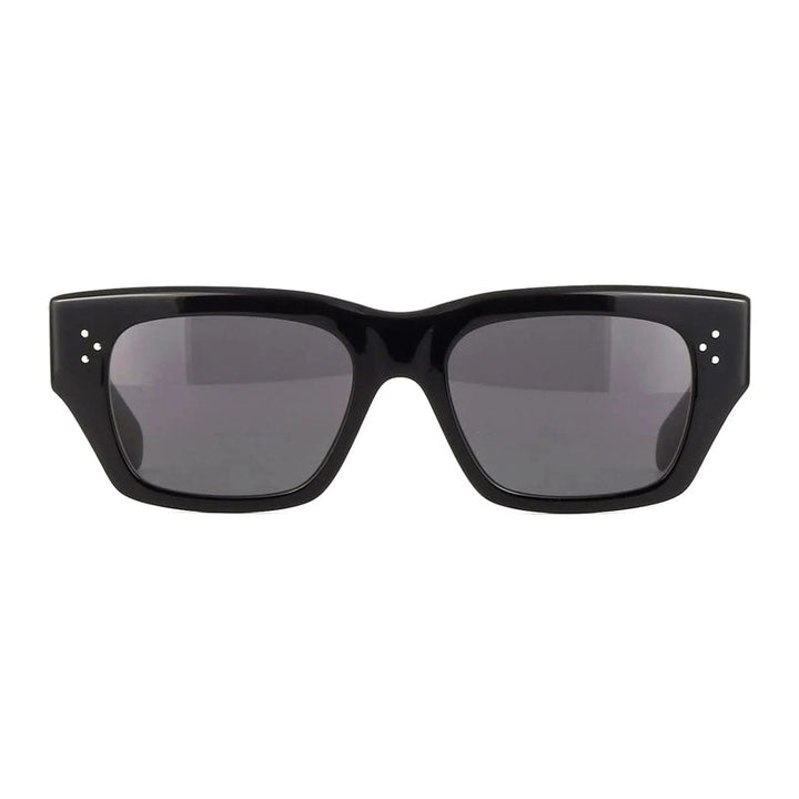 Celine Sunglasses Square Full Rim, Shiny Black Frame and Smoke Lens CL40297U01A