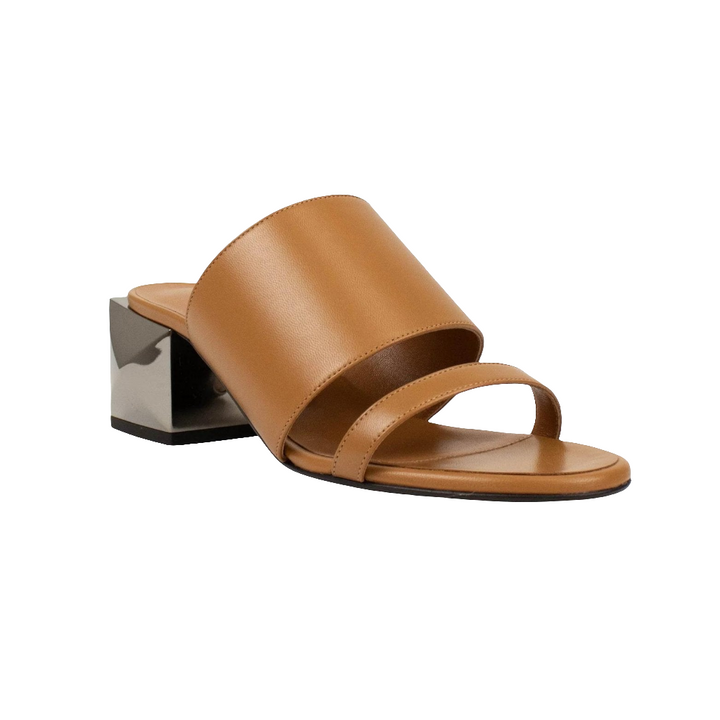 HERMES Beige Cornelia Dore Sandals