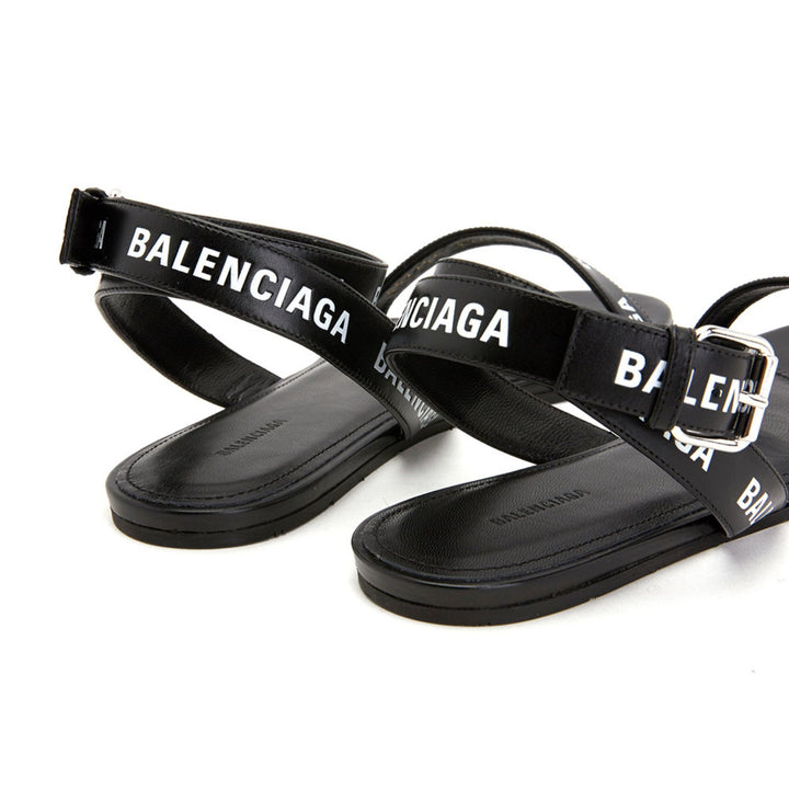 Balenciaga - BALENCIAGA Round Flat Sandals - 551154 WA761 1006 - Ask Me Wear