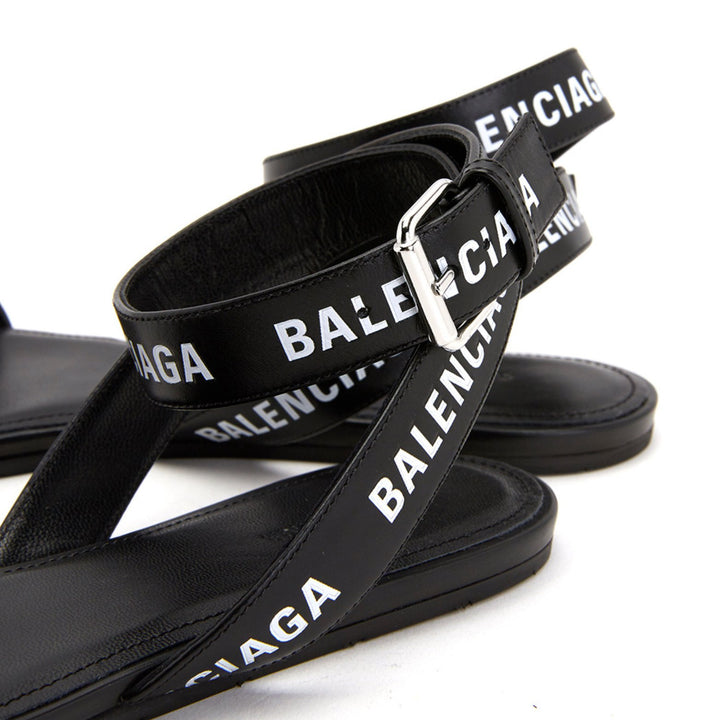 Balenciaga - BALENCIAGA Round Flat Sandals - 551154 WA761 1006 - Ask Me Wear