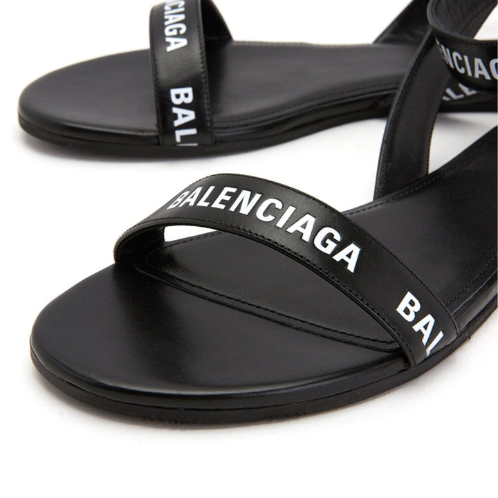 Balenciaga - BALENCIAGA Round Flat Sandals - 551154 WA761 1006 - Ask Me Wear