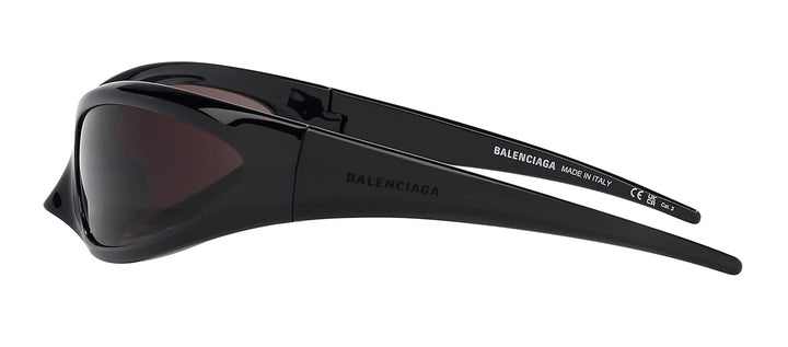 BalenciagaSunglasses - Balenciaga EXTREME BB 0251S 001 Wrap Plastic Black Sunglasses with Grey Lens - BB_0251S_001 - Ask Me Wear