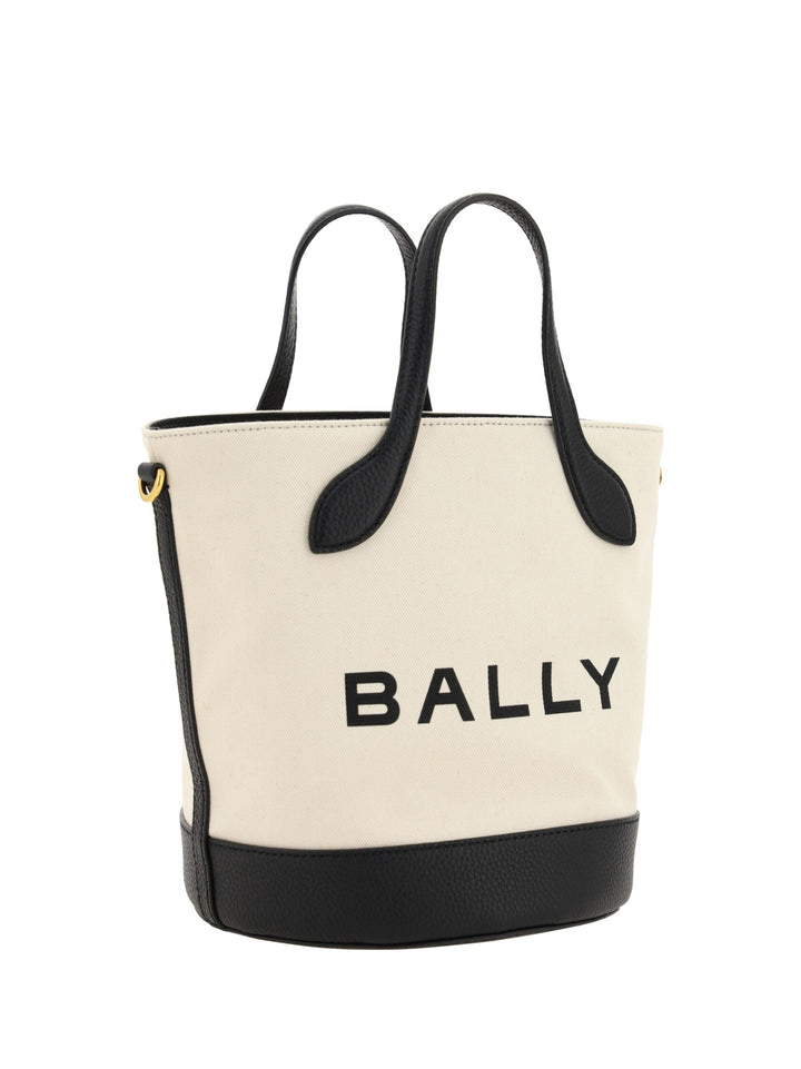  - Bally Elegant Monogram Bucket Bag in Black & White - 7617659963681 - Ask Me Wear