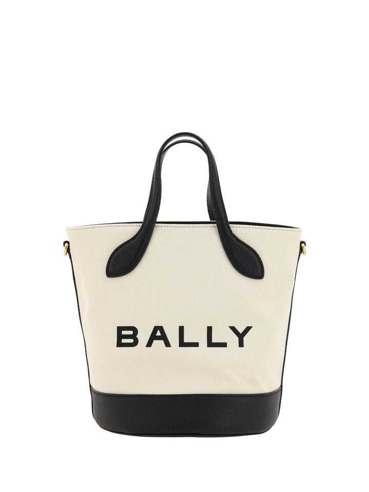  - Bally Elegant Monogram Bucket Bag in Black & White - 7617659963681 - Ask Me Wear