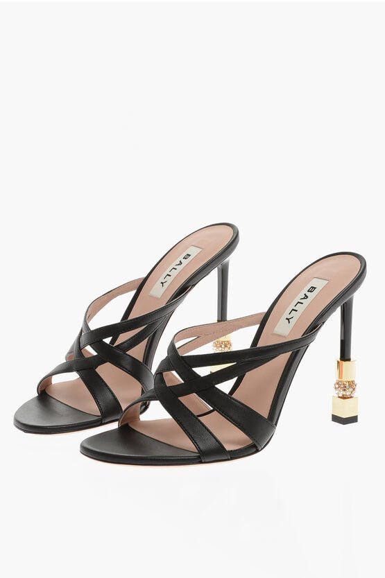 Shoes - Bally Leather CAROLYN Sandals with Sculpted Stiletto Heel 12cm - 7617659948534 - Ask Me Wear