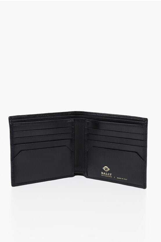 Accessories - Wallets & Card Holders - Bally Leather Wallet with Golden Monogram - 000919737575 - Ask Me Wear