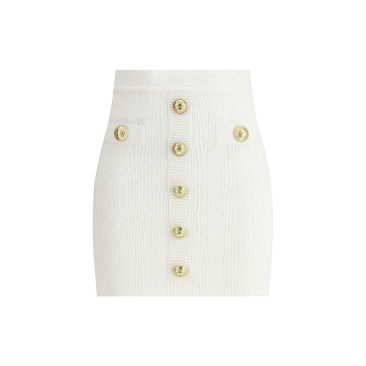 Balmain - Balmain Mini Skirt - BA - EF1LB290KB070FA - IT36 | XS - Ask Me Wear