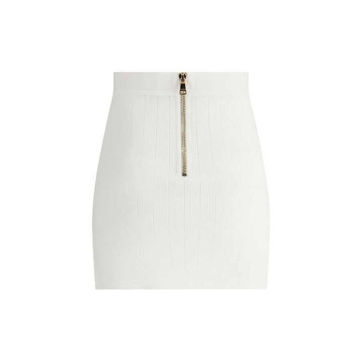 Balmain - Balmain Mini Skirt - BA - EF1LB290KB070FA - IT36 | XS - Ask Me Wear