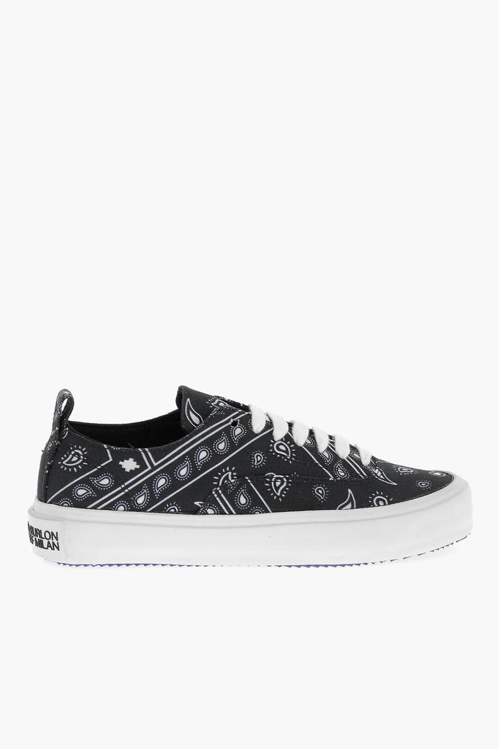 Marcelo Burlon Bandana Motif Canvas VIENTO Low Top Sneakers