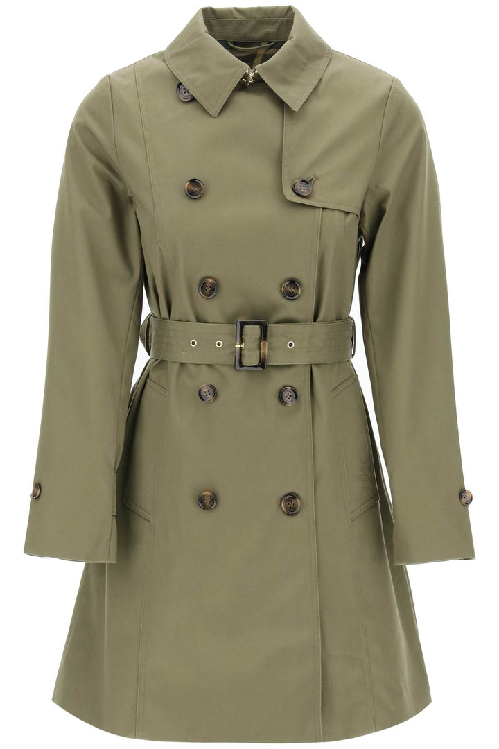 Clothing - Barbour Double - Breasted Trench Coat For - 241873DSH000001 - OL31B - 10 - Ask Me Wear