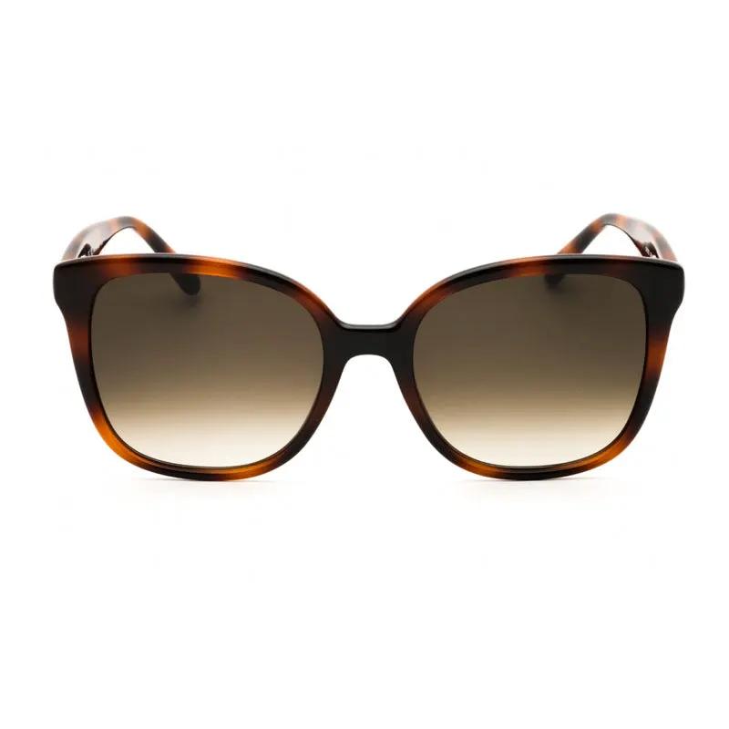 Salvatore Ferragamo Sample Sale | Salvatore Ferragamo Sunglasses Square Full Rim, Havana Frame And Brown Gradient Lens Sf1072S240 - Sunglasses | Designer outlet
